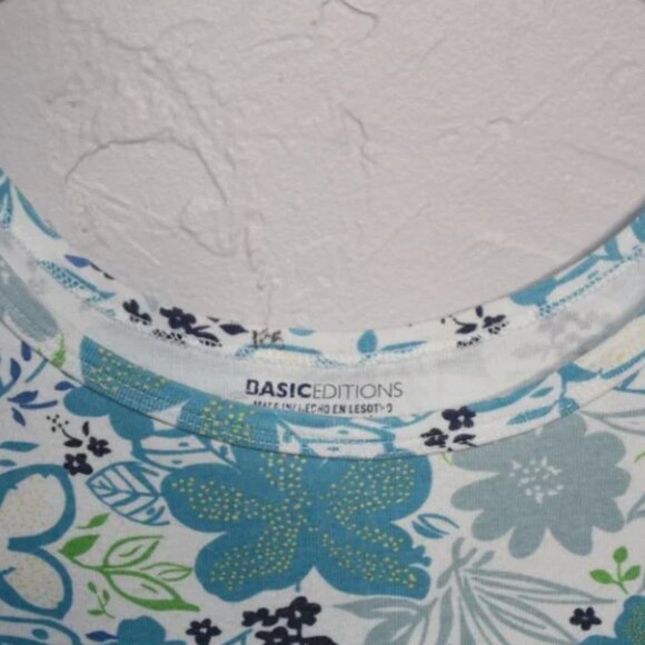 Basic Editions Floral Tank Size XL - Picture 5 of 8